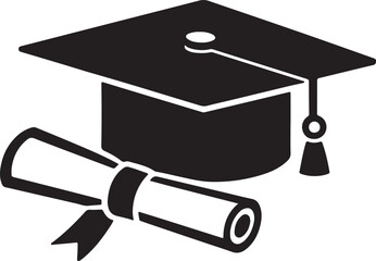 black eduation symbol design vector.