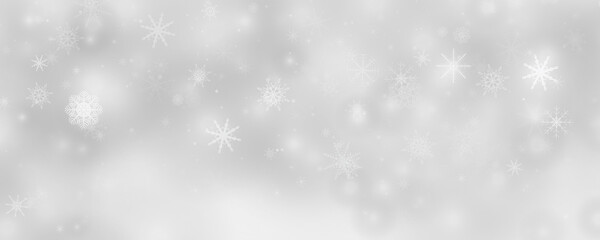Winter background with falling snowflakes isolated on transparent background, vector png. Snowfall, blizzard, snow storm, snow hurricane. Snowflakes.	
