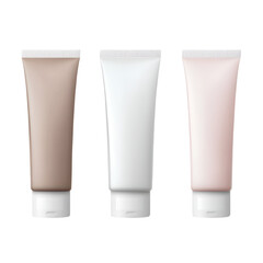 Elegant tubes assortment showcasing skincare and beauty product packaging options