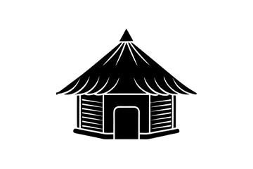 house silhouette vector illustration 