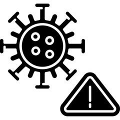 Obraz premium Virusrus Icon