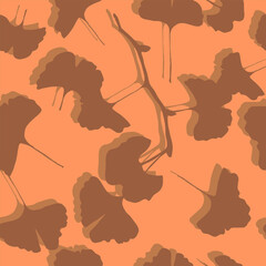 Tropical Leaves - Summer themed bright seamless pattern in flat style. Digital illustration for wallpaper, wrapping paper, background printing.