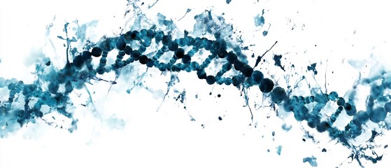 Fototapeta premium visual depiction of genomic data privacy and secure information handling Structured