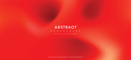 Obraz premium Cherry tomato color abstract gradient blurred background for modern poster, banner, wallpaper design. Vector illustration.