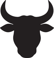 Cow   simple icon. Vector ICON all icon Viktor