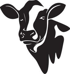 Cow   simple icon. Vector ICON all icon Viktor