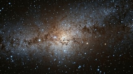 A Detailed View of a Spiral Galaxy