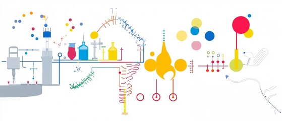 visuals showing mass spectrometry processes in proteomics workflows