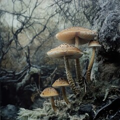 Fototapeta premium Forest Mushrooms in Autumn