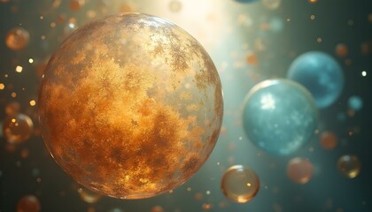 Conceptual Imagery Representing Multiverses and Quantum Universe