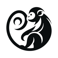 Monkey Themed Vector Design