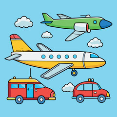 Airplane set. 