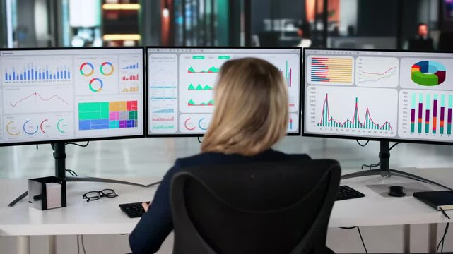 KPI Business Analytics Data Dashboard