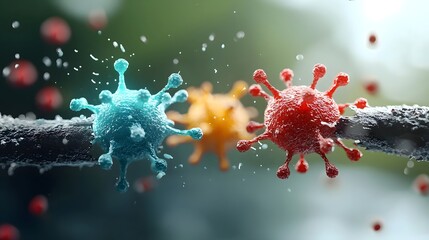 Conceptual of virus defense mechanism