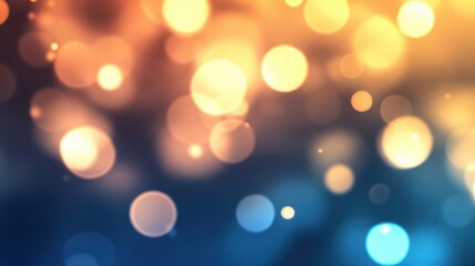 Obraz premium Softly blurred background with colorful bokeh lights creating a dreamy atmosphere