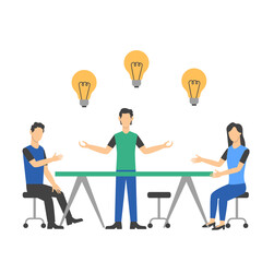 Business Brainstorming Illustration