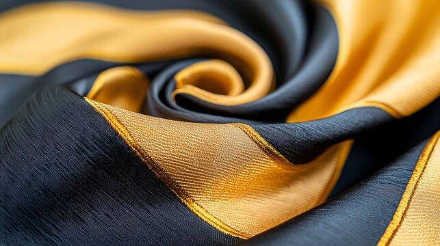 Abstract textile design with raw silk texture and irregular organic shapes