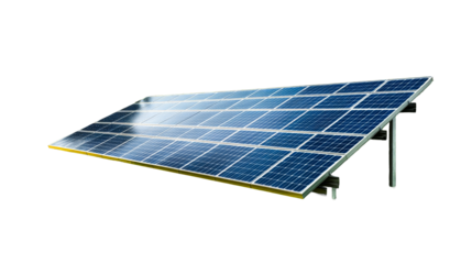 Solar panel installation during daylight hours