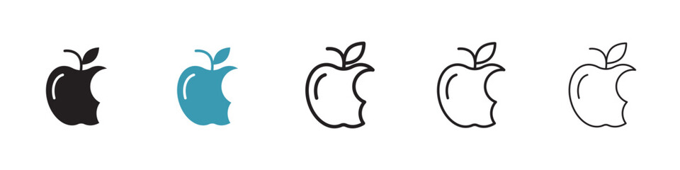 Organic waste icon in flat style. Basic vector symbol illustration