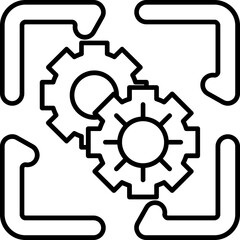 Data Science Workflow Icon