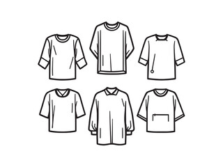 Surgical drapes line art design style