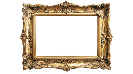 Elegant gold frame ready for artwork display