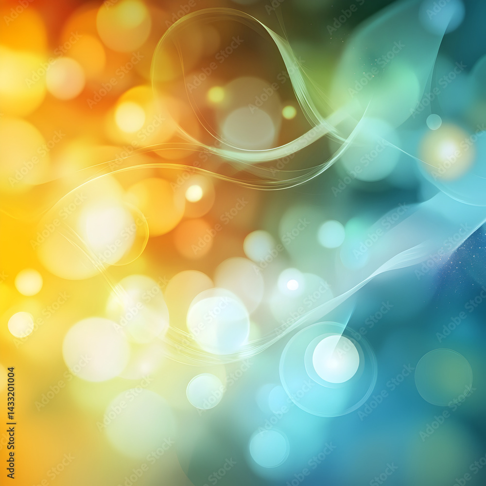 Poster vibrant bokeh of colors: an explosion of light and color bursts forth in a mesmerizing bokeh effect.