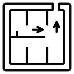 Evacuation Plan Icon