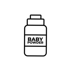 Baby powder icon vector illustration web design element