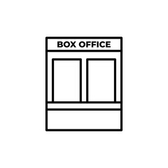 Box office icon vector illustration web design element