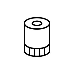 Car oil filter icon vector illustration web design element