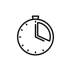 Duration icon vector illustration web design element