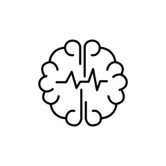 Epilepsy icon vector illustration web design element