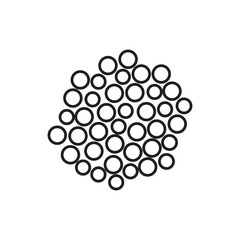 High density icon vector illustration web design element