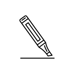Highlighter icon vector illustration web design element