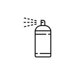 Paint aerosol can icon vector illustration web design element