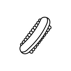 Sea cucumber icon vector illustration web design element