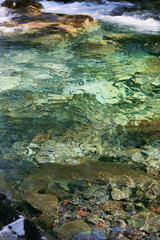 water and stones 
