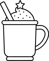 cup of coffee with milk