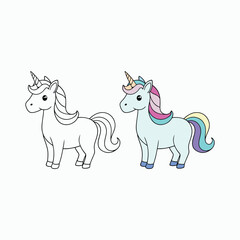 Pride Unicorn – Magical LGBTQ+ Rainbow Symbol of Love & Inclusion. Whimsical Celebration Art