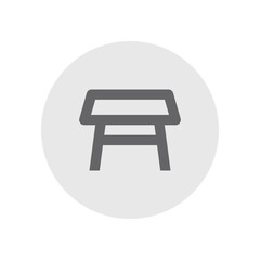 Restaurant Table Outlined