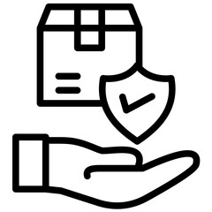 Shipment Insurance Icon