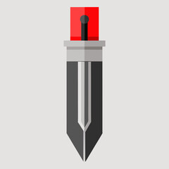 Obraz premium pencil icon vector illustration