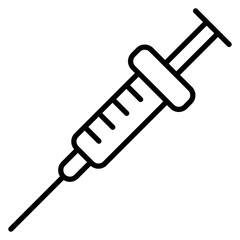 Fototapeta premium Insulin Syringe Icon