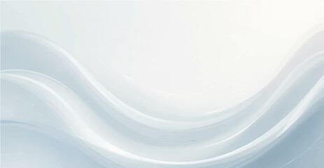 Abstract white gradiant smooth light lines background. Vector illustration