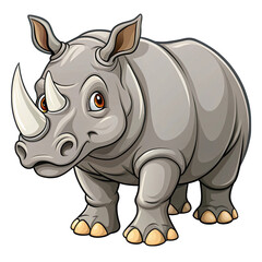 Fototapeta premium rhino vector illustration