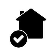 Icon a home, isolated against a clean background.