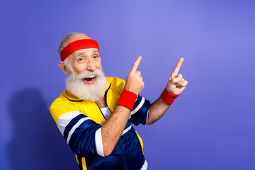 Active man in vibrant retro sportswear showcasing playful expressions on a colorful backdrop, evoking a cheerful 1980s fitness vibe