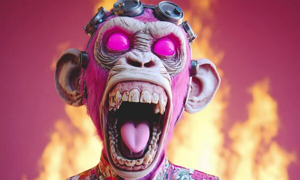 Crazy monkey fashion style