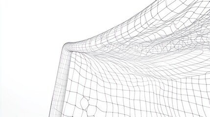 Soccer Goal Net Abstract Design